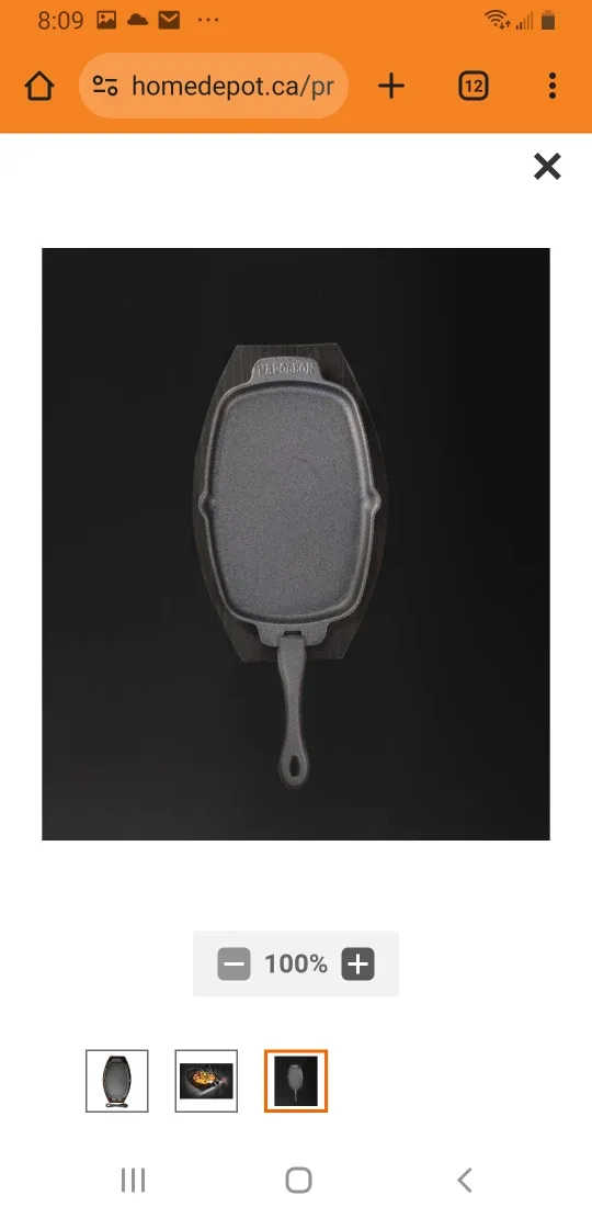 Napoleon Cast Iron Sizzle Platter image indicator(3)