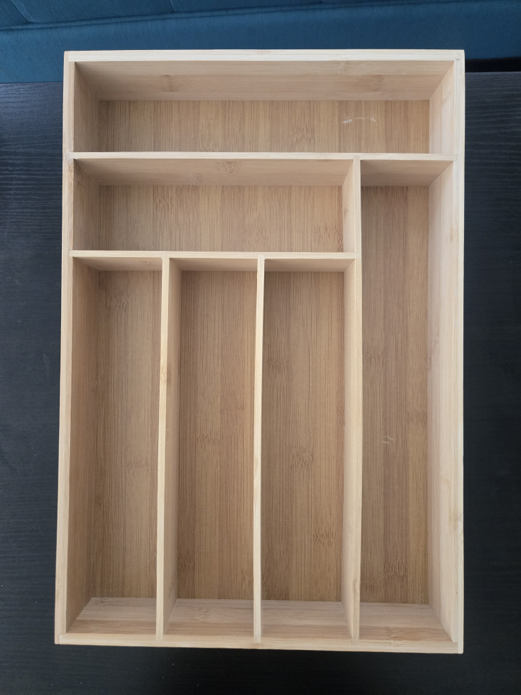 Bamboo Cutlery Drawer Organizer