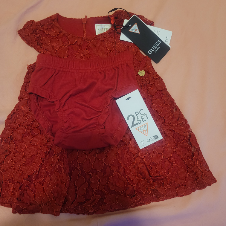 New GUESS 2PC Set Dress - Size 3/6M - photo 5