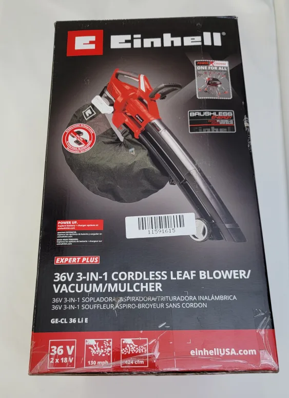 Einhell GE-CL 36 Li E Cordless Leaf Blower & Vacuum | Tool Only image indicator(2)