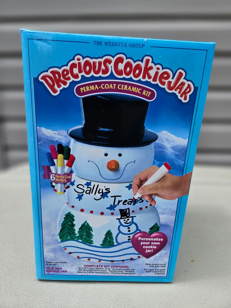 New Precious Cookie Jar Ceramic Kit