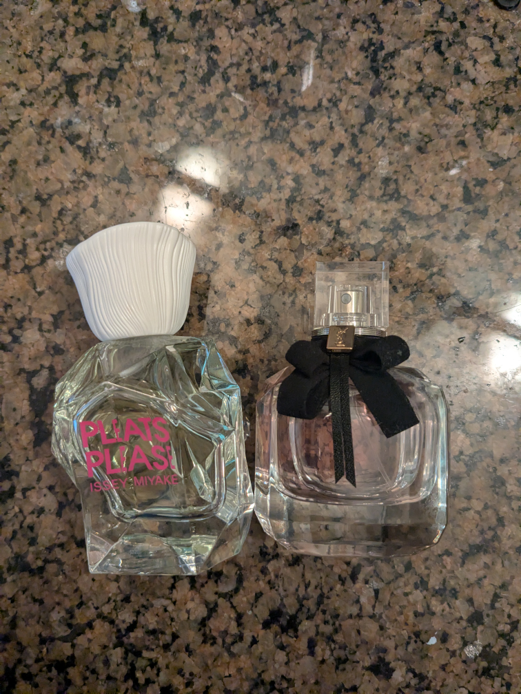 Pleats Please Issey Miyake & Yves Saint Laurent Perfumes