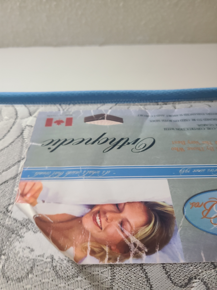 Orthopedic double Mattress + metal bed rail - photo 3