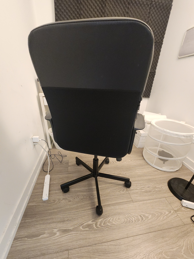 IKEA Swivel Black Office Chair - photo 2