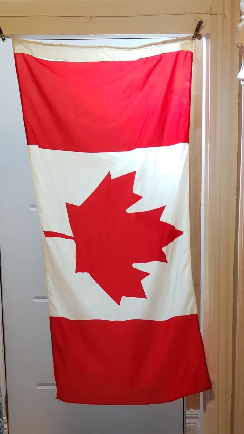 Vintage Scyco Canada Flag with Rope and Toggle thumbnail
