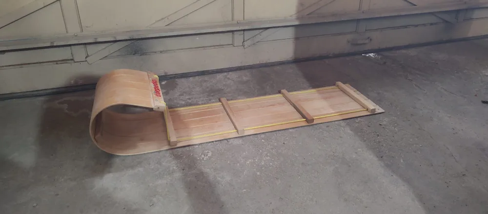 Vintage Wooden Toboggan