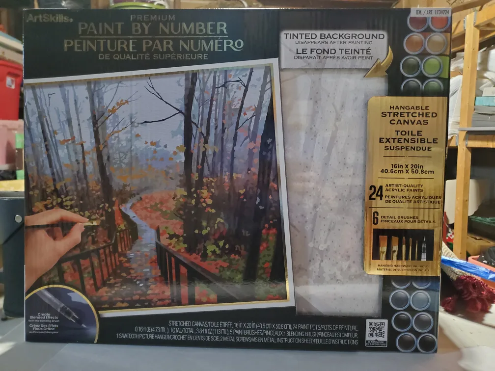 ArtSkills Premium Paint by Number Kit 16x20 thumbnail