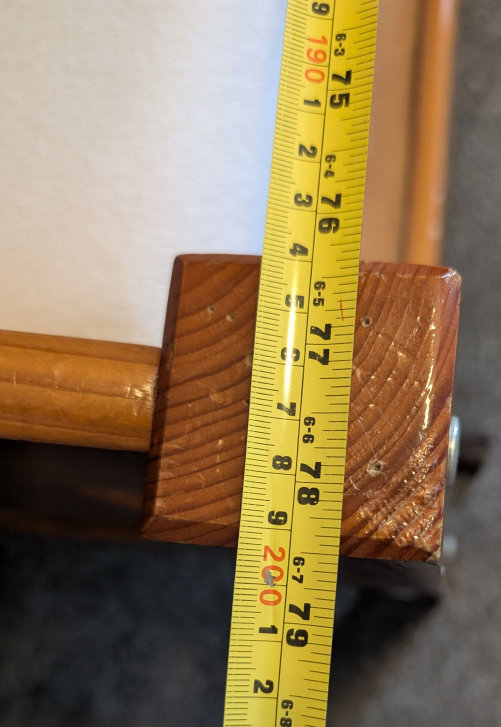 Twin Ikea wood frame is 78.5 inches Long X 42 inch wide X 30.5 - photo 2
