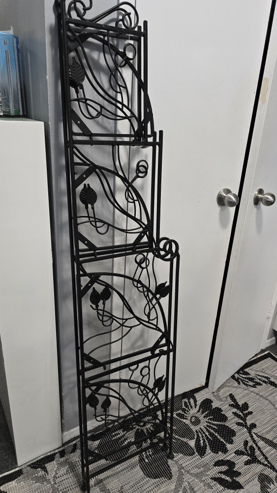 Black Metal Corner Shelf - photo 5