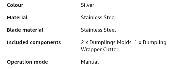🥕   NEW!   Dumpling Maker Set image indicator(9)
