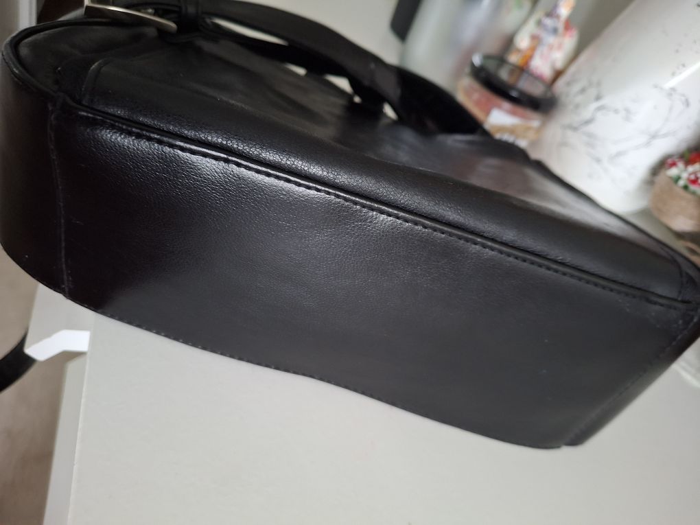Coletta Genuine Leather Black Shoulder Bag - photo 5