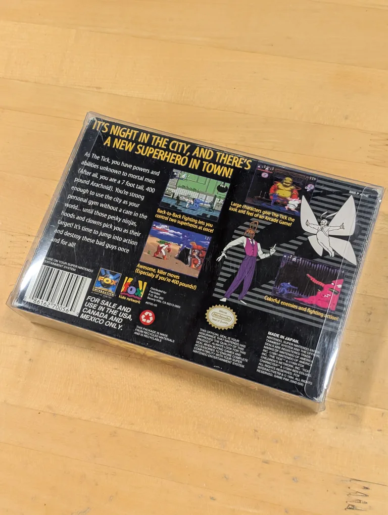 SNES - The Tick Super Nintendo Game image indicator(4)