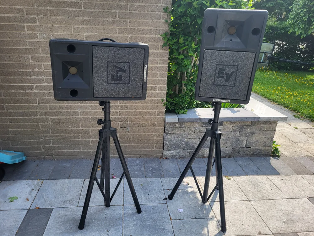 Electro-Voice S-200 Speakers with Stands thumbnail