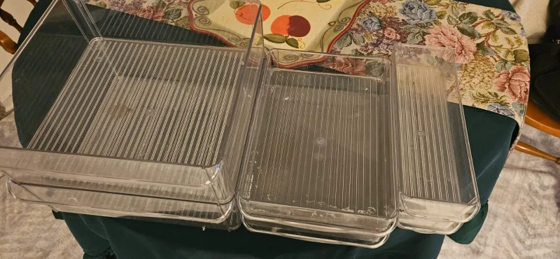 Clear Plastic Drawer Organizers - Set of 6 image indicator(2)