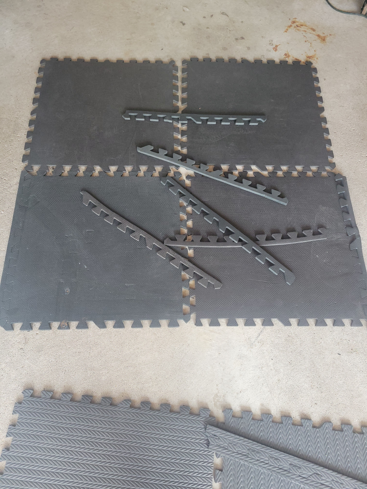 Grey Interlocking Foam Floor Mats - photo 2