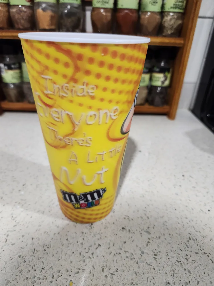 M&M's World Yellow Character Cup #freecycle image indicator(2)