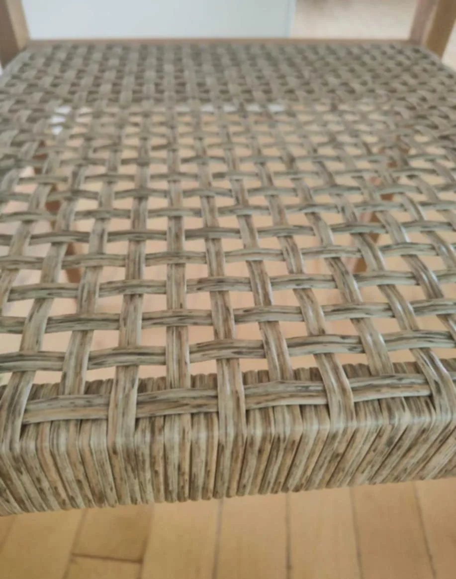 Set of 2 Woven-Seat Wooden Chair - unused image indicator(4)