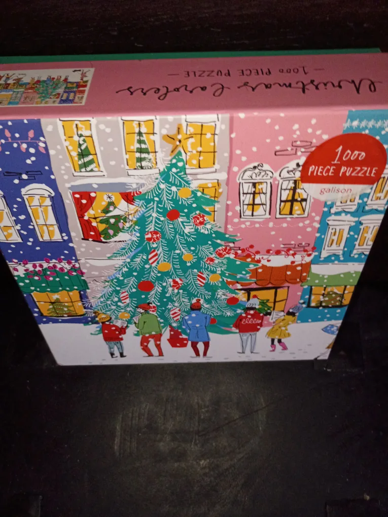#freecycle 🥕🧡Galison Christmas Carolers 1000 Piece Puzzle image indicator(2)