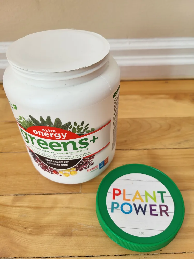 NEW! GENUINE HEALTH greens+ extra energy (dark chocolate) image indicator(3)