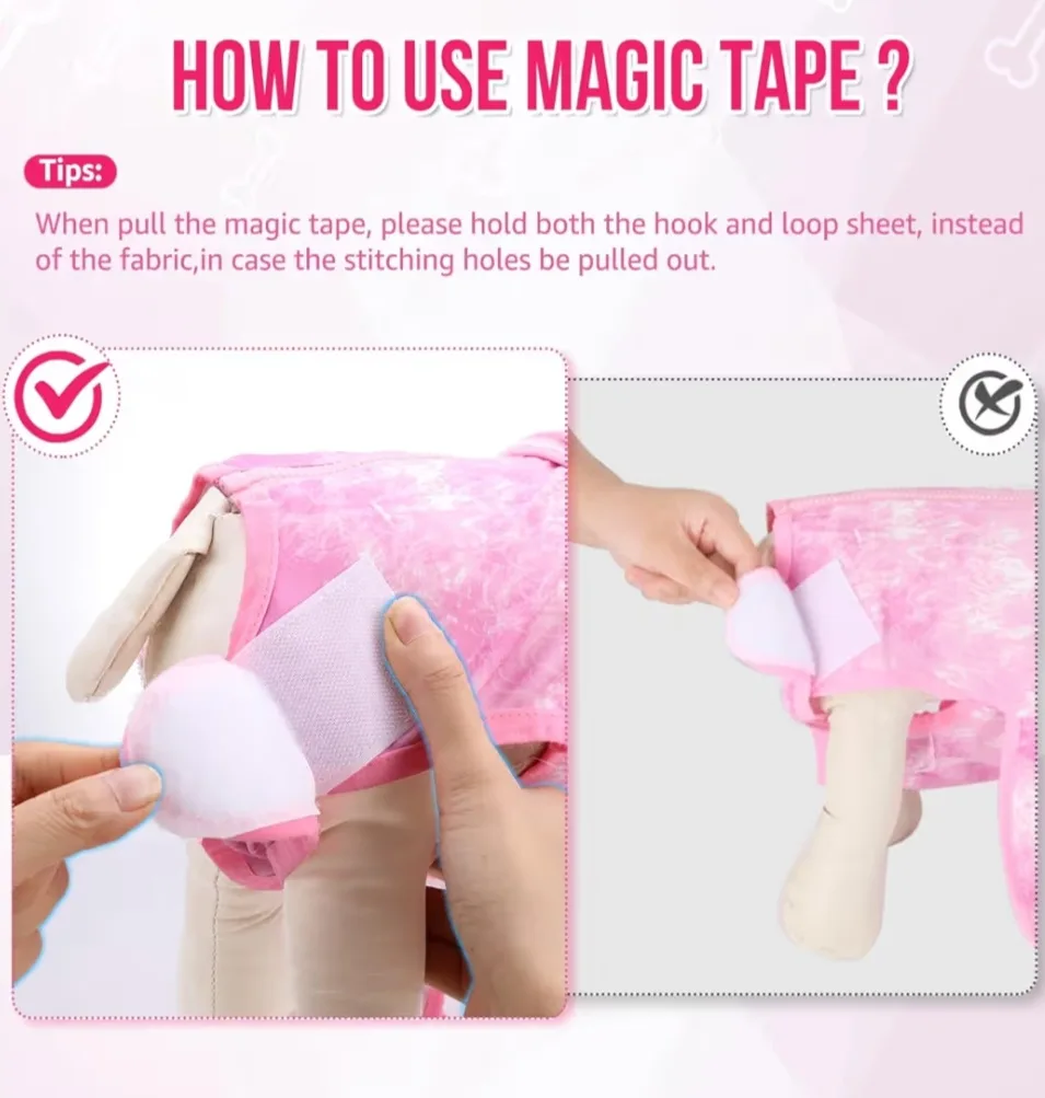 Pink Dog recovery suit - Size L image indicator(9)