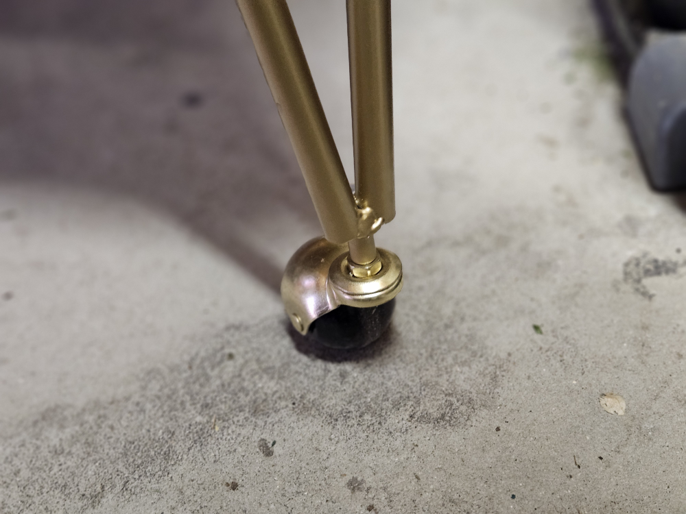 Gold Rolling Bar Cart - photo 4