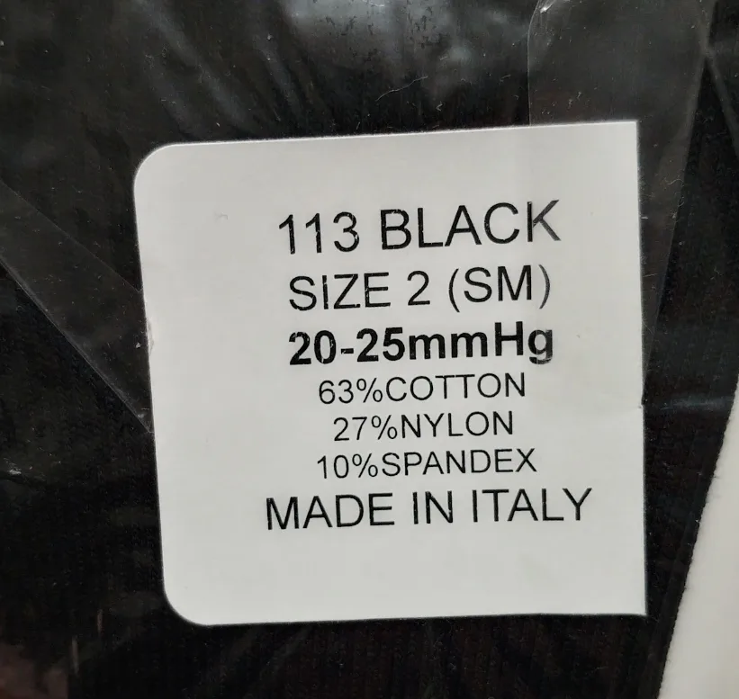 Black Compression Socks (Size SM) image indicator(2)