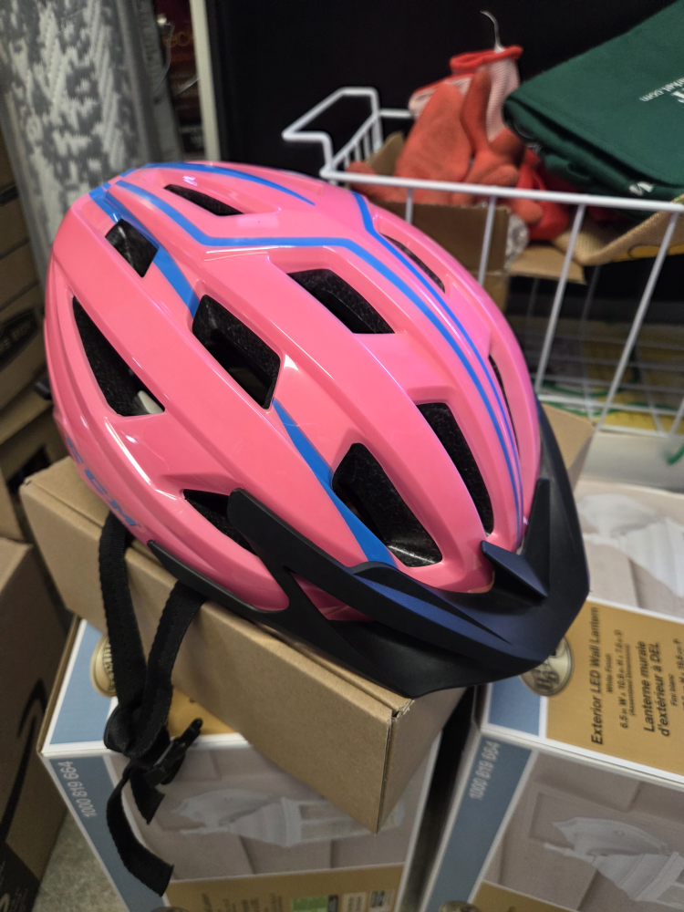 Pink and Blue CCM Bike Helmet