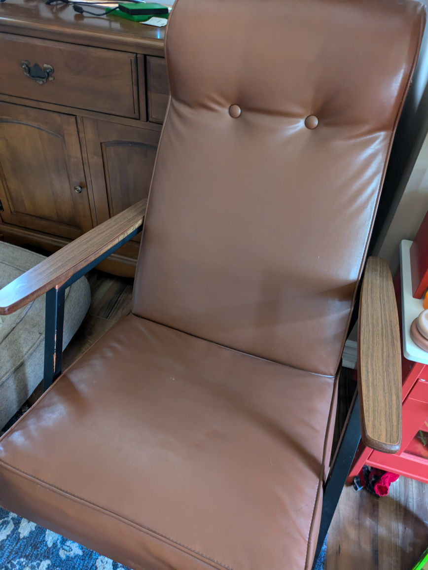 Brown Leather Armchair - photo 2