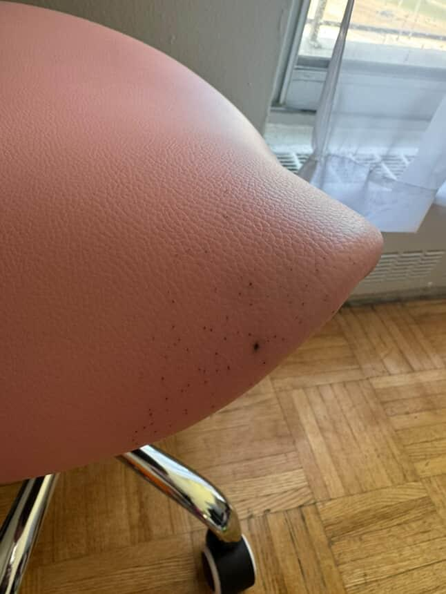 Pink Rolling Saddle Stool - photo 3