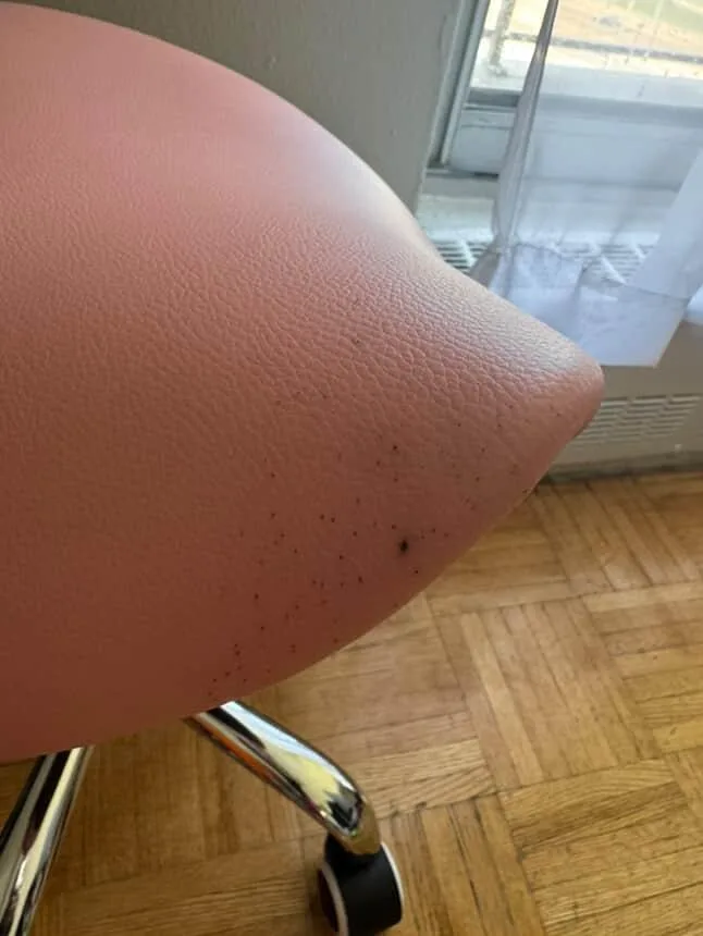 Pink Rolling Saddle Stool image indicator(3)