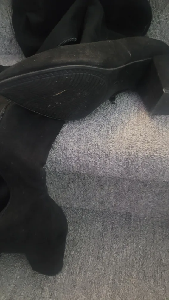 Thigh High Boots - Black - Size 8 image indicator(3)