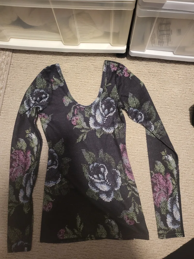 lululemon Floral Print Long Sleeve Shirt thumbnail