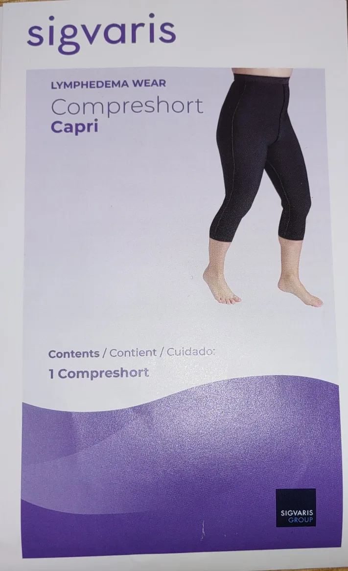 (NEW) Sigvaris Comfreshort Capri  (compression 10-15 mmHg) image indicator(2)