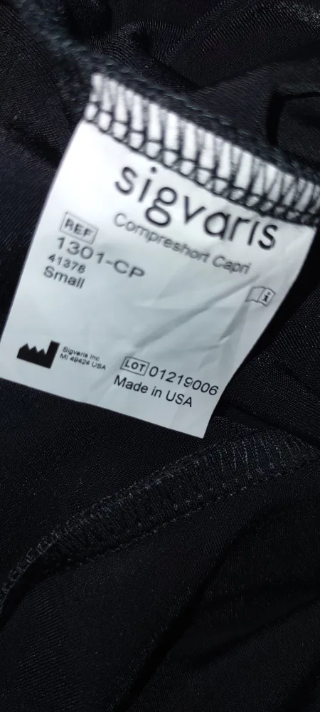 (NEW) Sigvaris Comfreshort Capri  (compression 10-15 mmHg) image indicator(3)