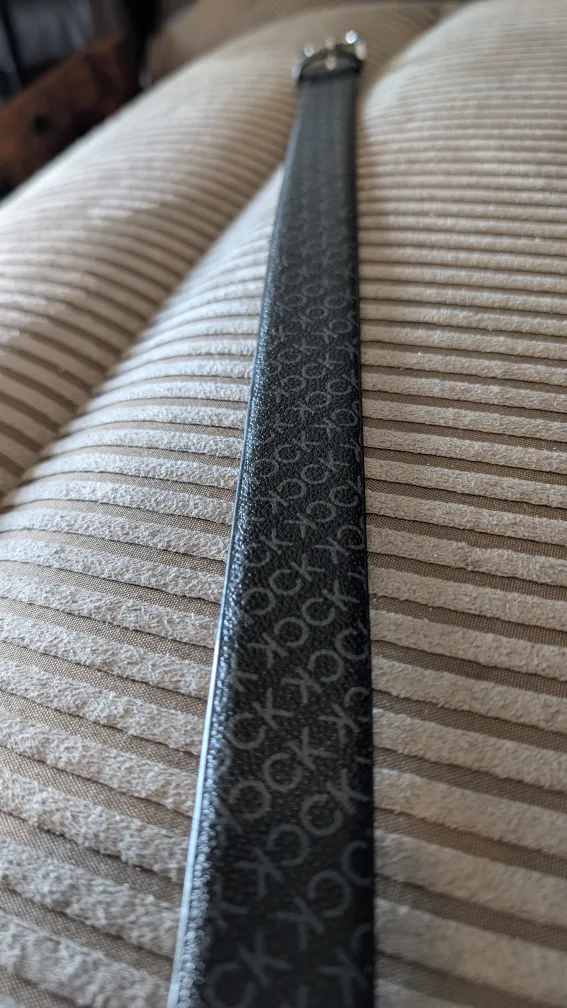 Like-New Women's Calvin Klein Logo Belt image indicator(5)