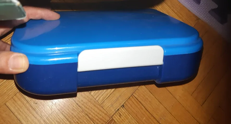 Blue Yumbox Original Bento Lunchbox #freecycle thumbnail