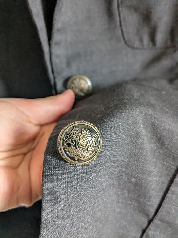 Vintage Talula Charcoal Blazer image indicator(2)