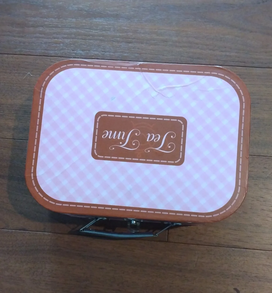 Tea Time Toy Tea Set in Carrying Case # freecycle