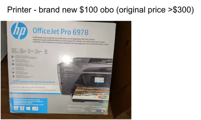 HP OfficeJet Pro 6978 - Brand New in Box! thumbnail