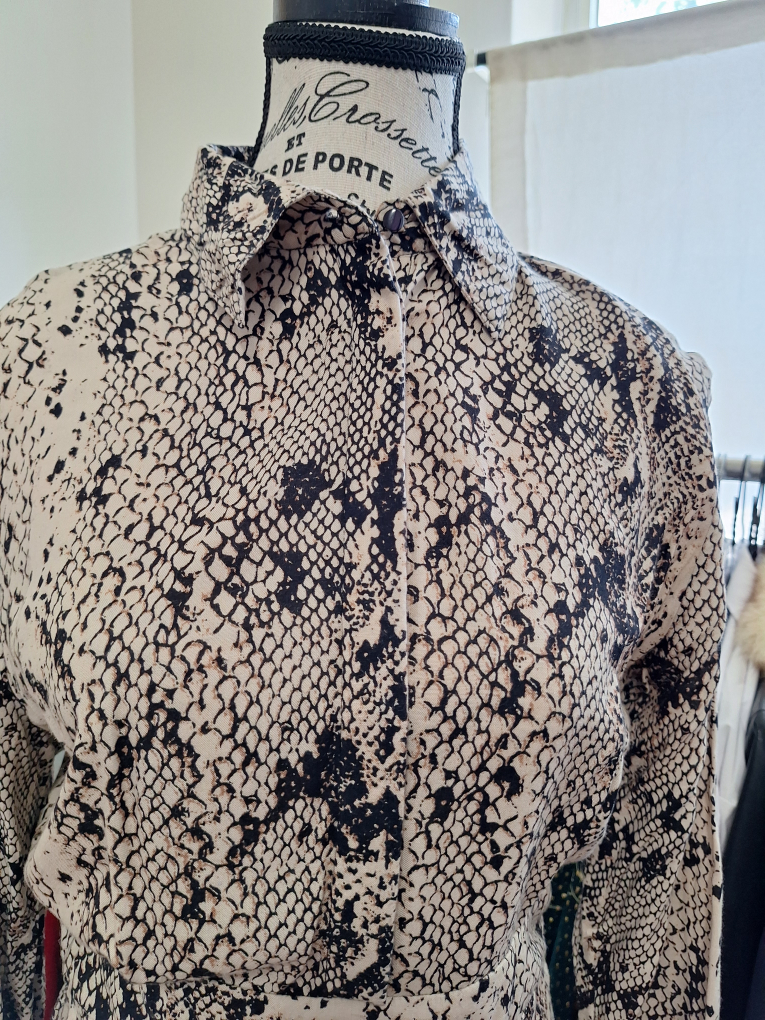 Snakeskin Print Dress, Locke & Key