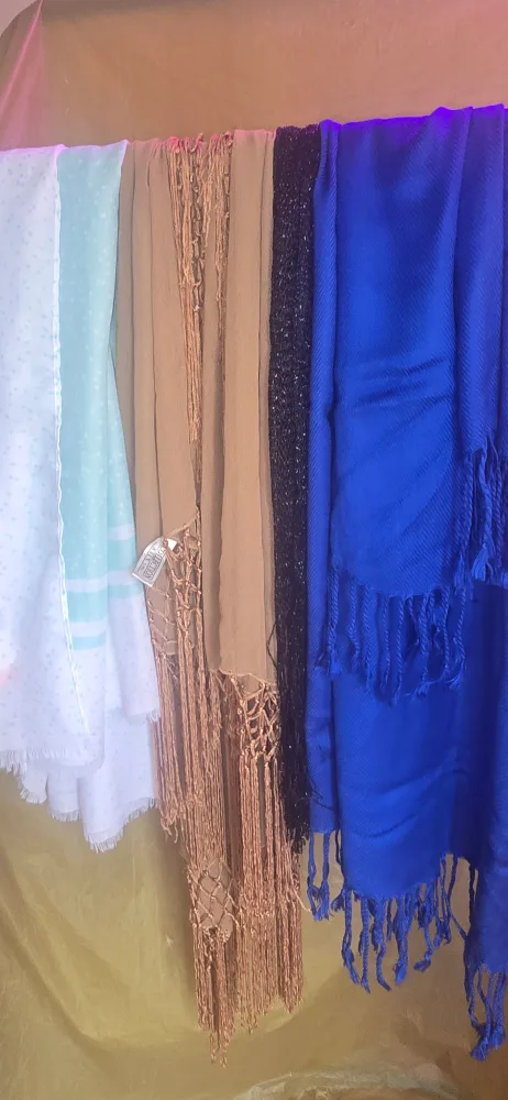 Assorted Scarves/ Shawls (4) thumbnail
