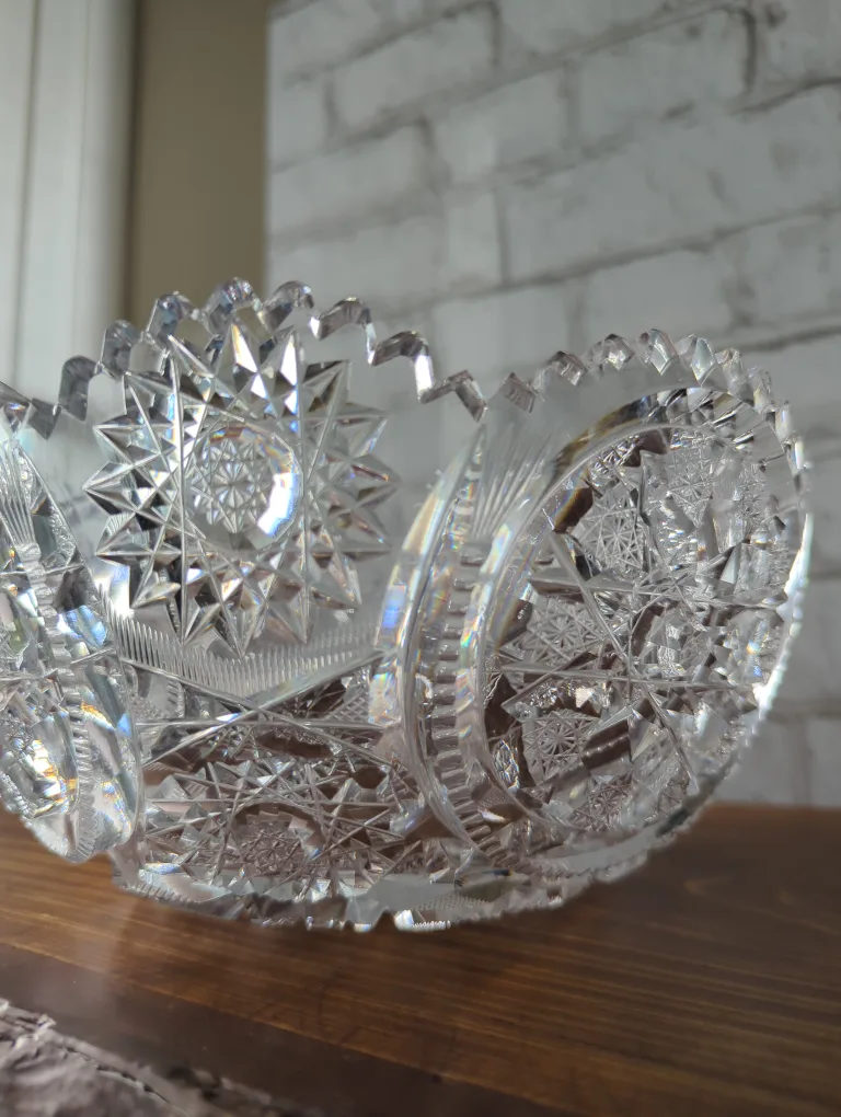 Vintage Crystal Bowl image indicator(3)