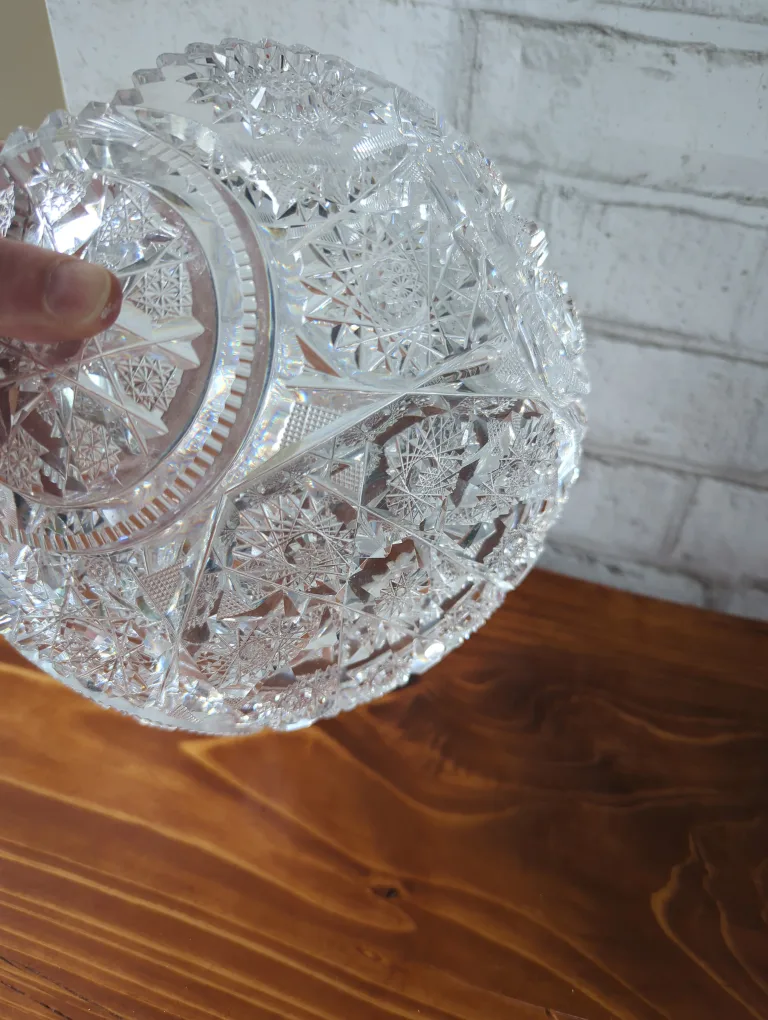 Vintage Crystal Bowl image indicator(6)