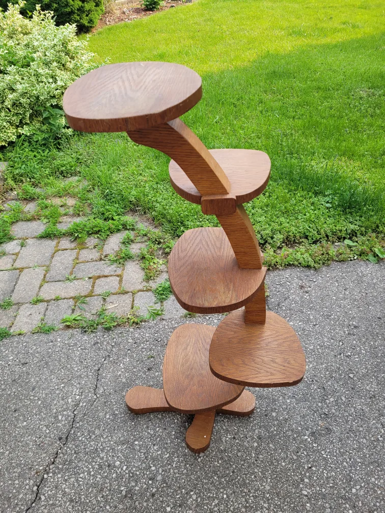 Wooden Plant Stand - 43 inches tall 🇨🇦**Offers Accepted image indicator(3)