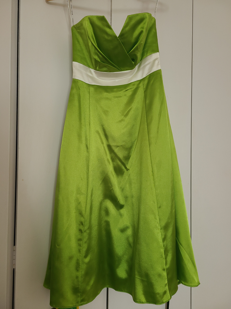 Green Strapless Dress