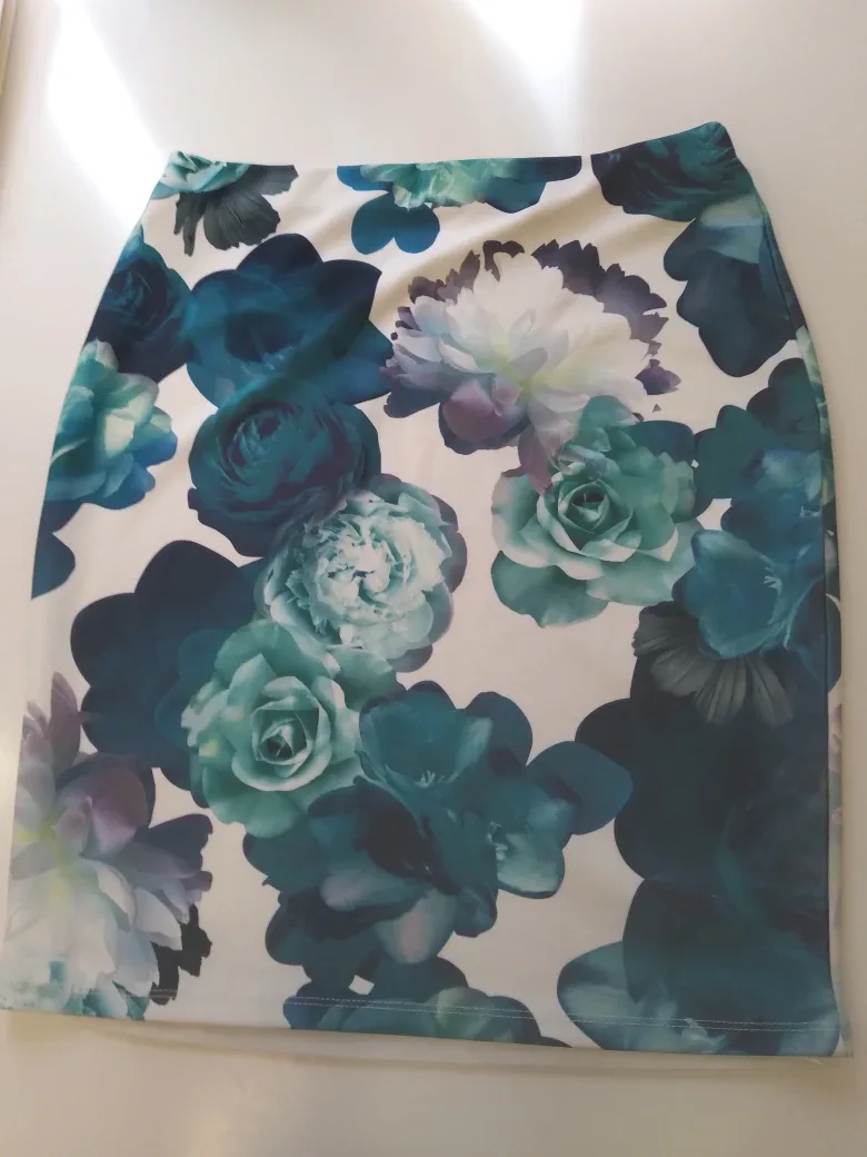 Floral Print Pencil Skirt thumbnail