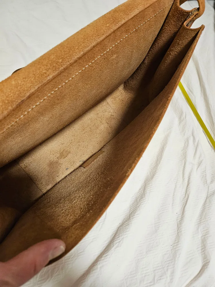 Vintage Brown Leather Shoulder Messenger image indicator(4)