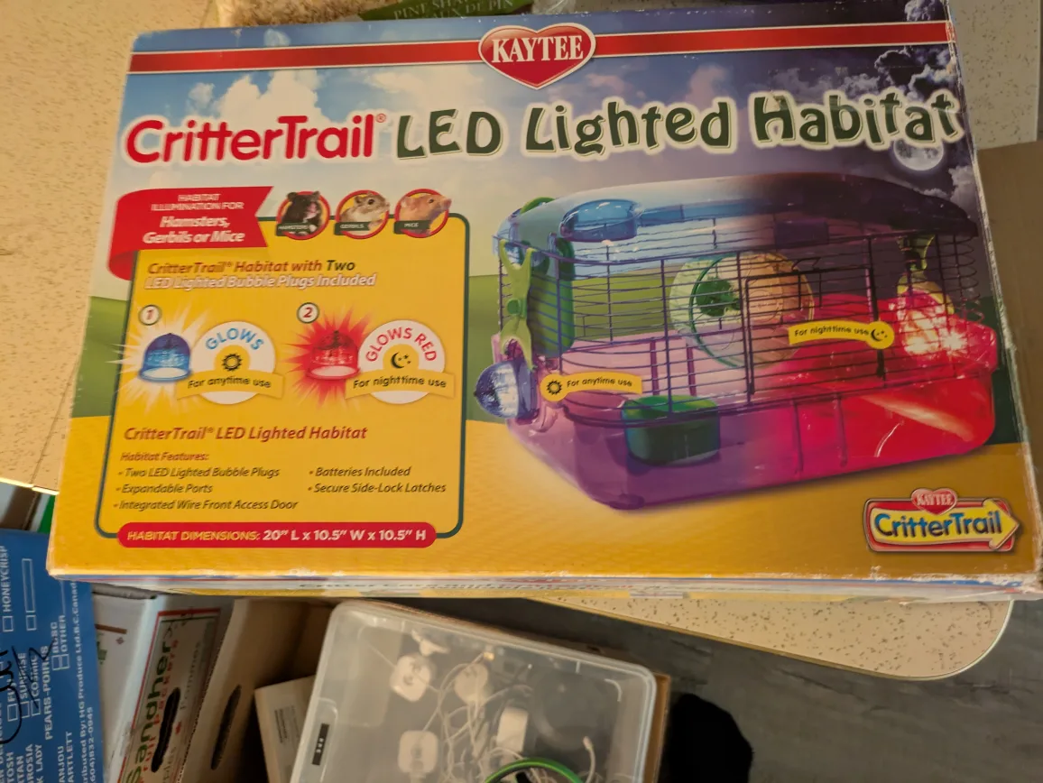 Kaytee CritterTrail LED Lighted Habitat + Accessories image indicator(3)