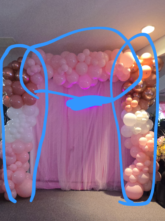 3 cluster ballon to go