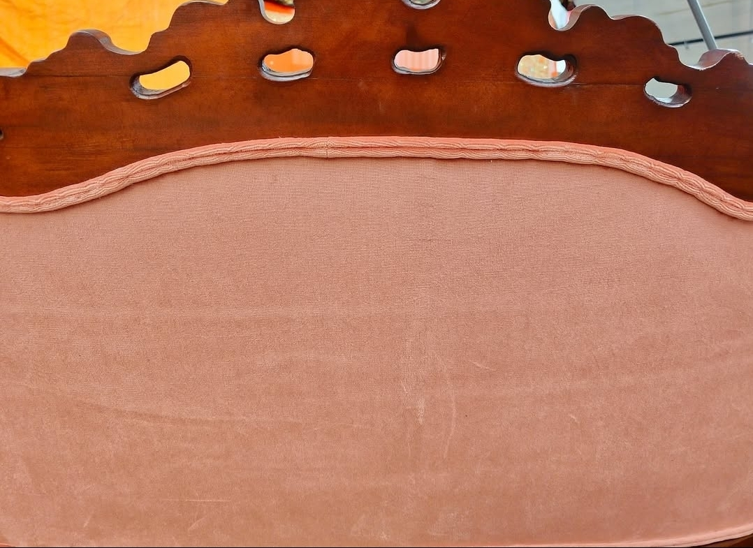 Vintage Rose-coloured Reproduction Rococo-Style - photo 2